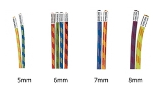 5mm, 6mm, 7mm, 8mm 코드로프(파워록 익스